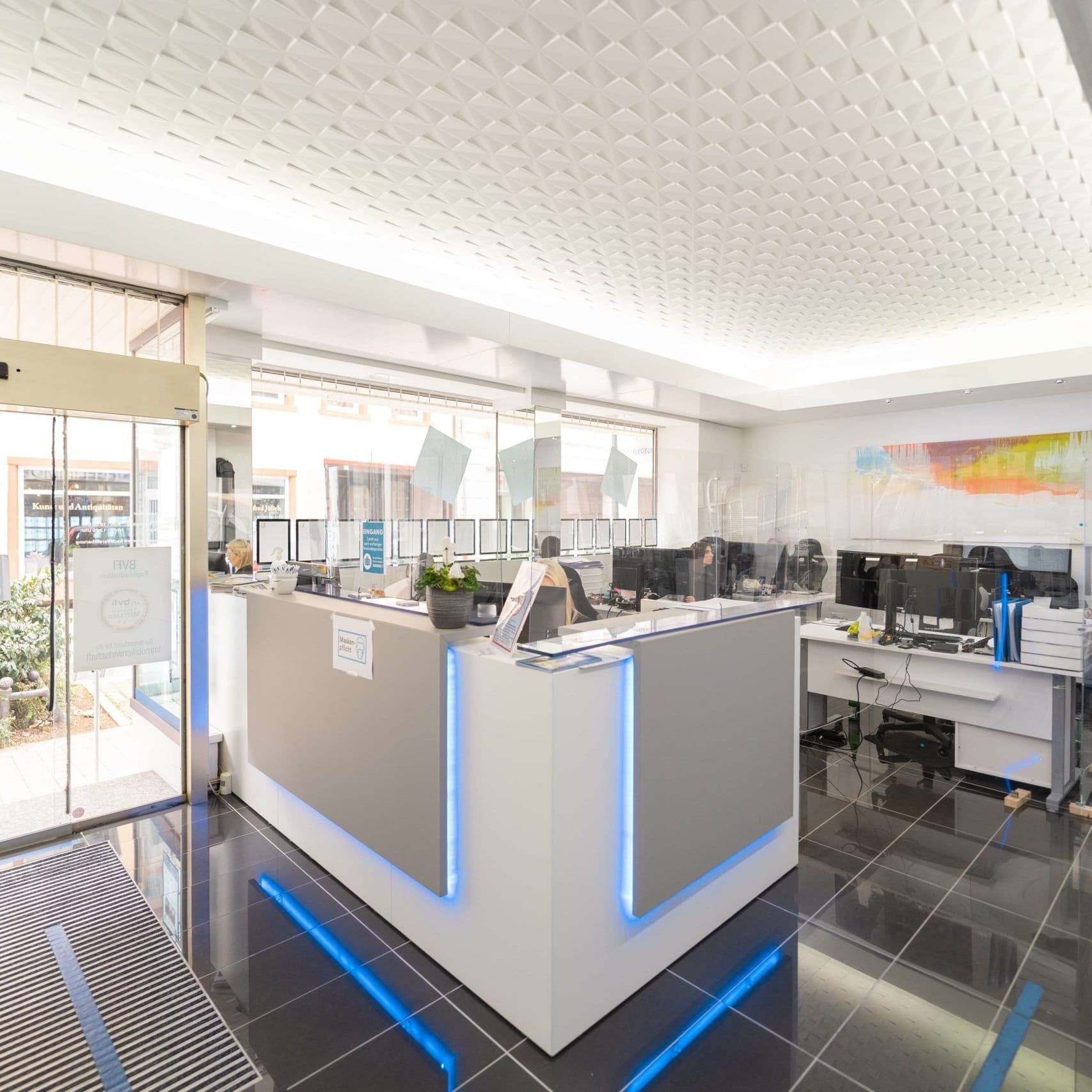 RIEGEL Immobilien — Empfang