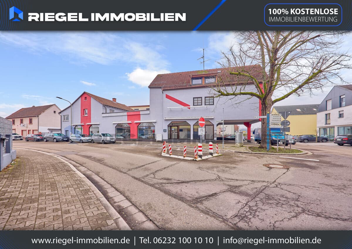 Wohn- und Geschäftshaus in frequentierter Lage mit angrenzendem Nachbargebäude, Wörth am Rhein