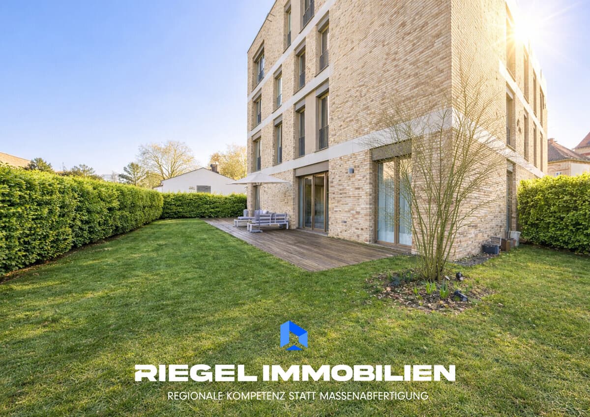 Exklusive Wohnung am Rhein mit 148m² Traumterrasse und großem Garten, Speyer