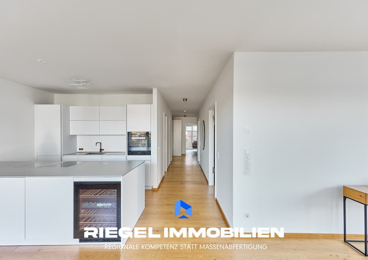 Exklusive Wohnung am Rhein mit 148m² Traumterrasse und großem Garten, Speyer