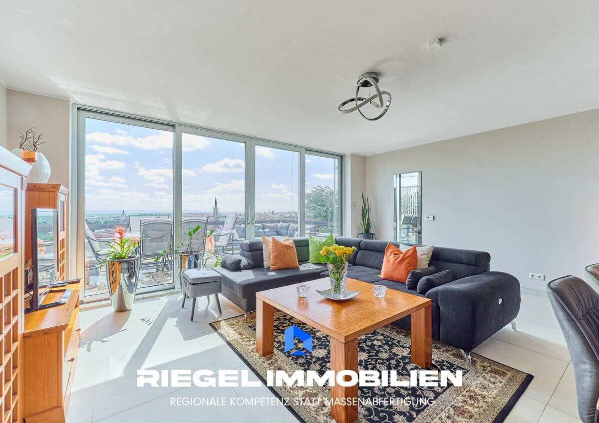 Wohnen mit Weitblick – modernisierte Terrassenwohnung mit Garage, Bad Dürkheim